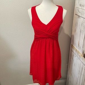 NWT Anthropologie red dress size small